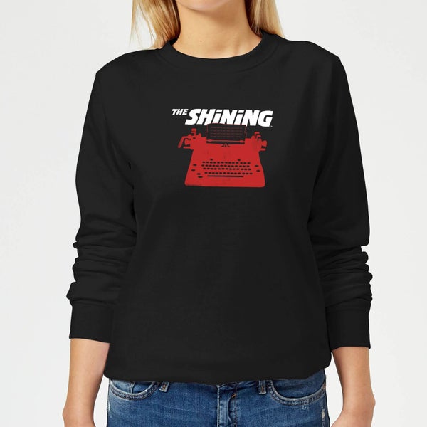 The Shining Red Typewriter Women's Sweatshirt - Black