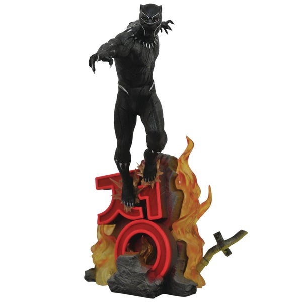 Statuette Black Panther basée sur le film éponyme, Marvel Premier – Diamond Select