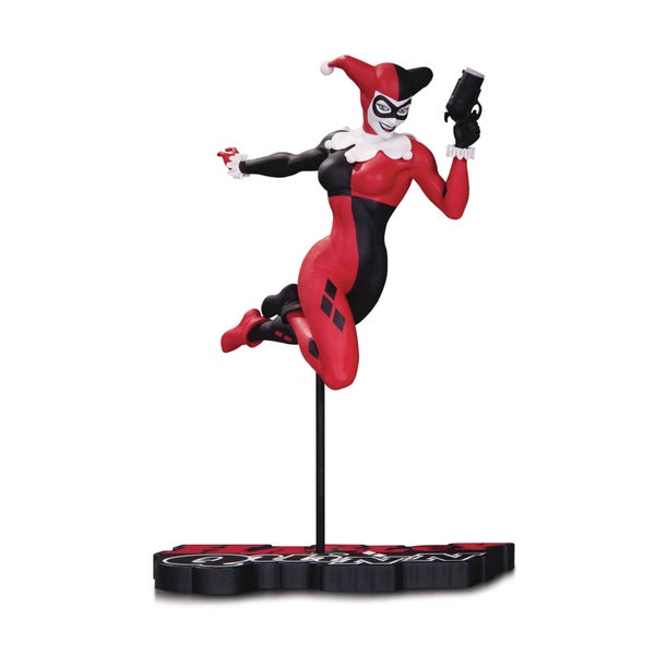 Statuette Harley Quinn Red White & Black par Terry Dodson