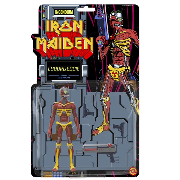 Iron Maiden Cyborg Eddie Fig Biz Action Figure