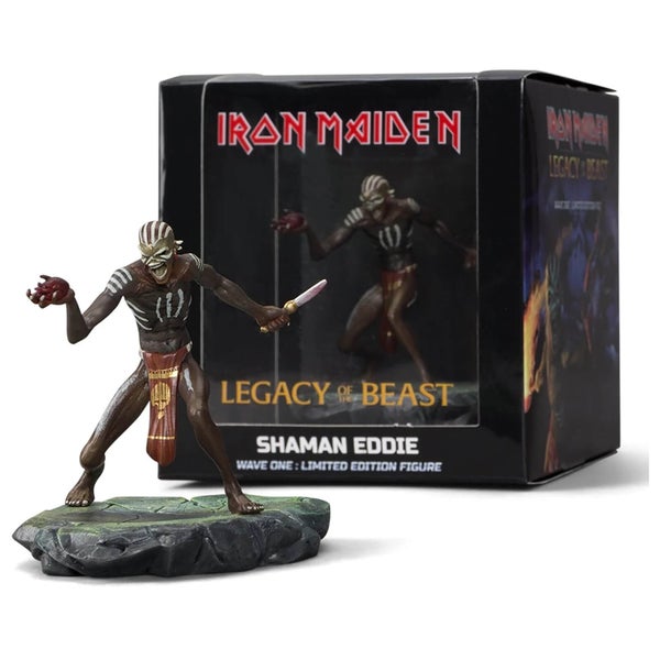 Iron Maiden Legacy of the Beast - Shaman Eddie Figuur