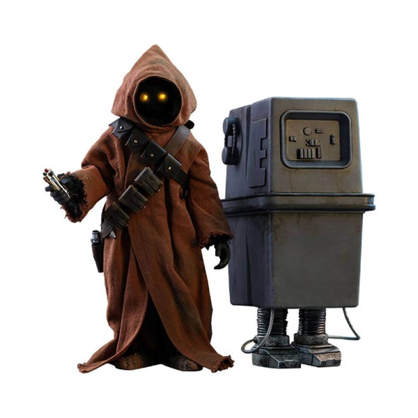 Figurines articulées MM Jawa et droïde EG-6 Star Wars Épisode VI (18 et 21 cm) – Hot Toys