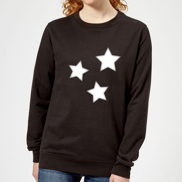 Stars Women's Sweatshirt - Black
