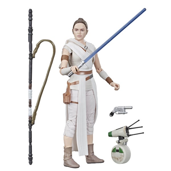 Hasbro Star Wars: The Rise of Skywalker The Black Series Rey and D-O 6 Inch Action Figures