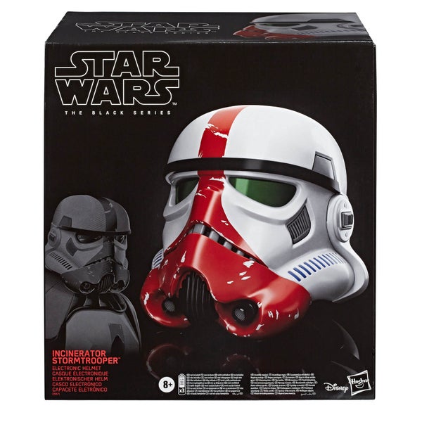 Hasbro Star Wars The Black Series The Mandalorian Incinerator Stormtrooper Electronic Voice-Changer Helmet Prop Replica