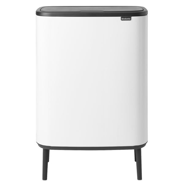 Brabantia Bo Touch Bin Hi 2 x 30 Litre White