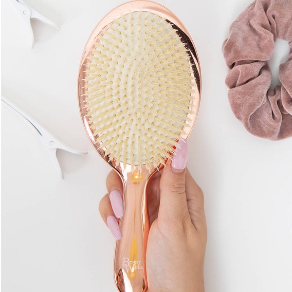 Beauty Works Large Rose Gold Limited Edition Brush lookfantastic HK