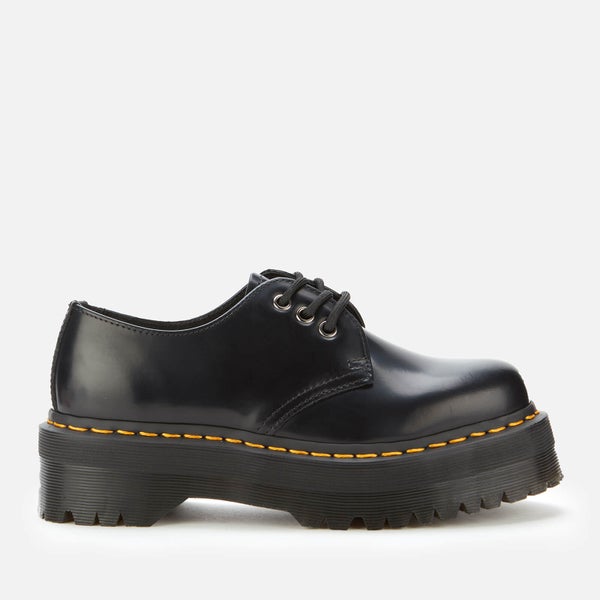 Dr. Martens 1461 Quad Leather 3-Eye Shoes - Black | TheHut.com