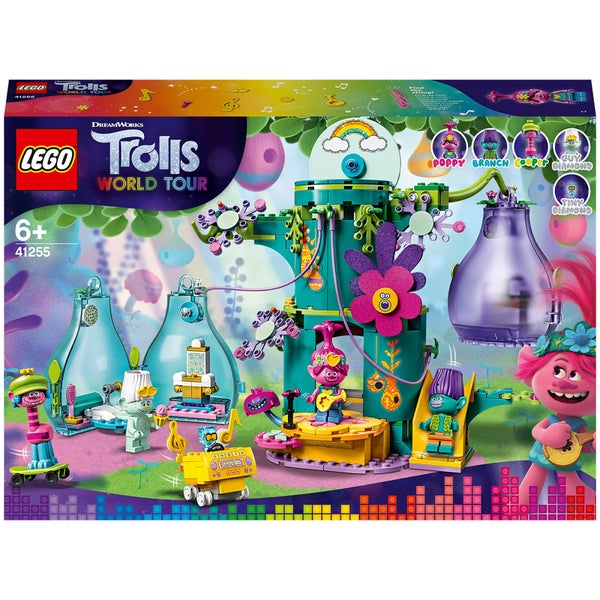 LEGO Trolls World Tour: Pop Village Celebration Playset (41255) Toys ...