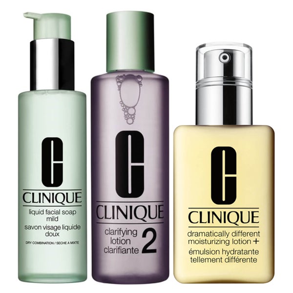 Clinique Dry Combination Skin Regime LOOKFANTASTIC AU