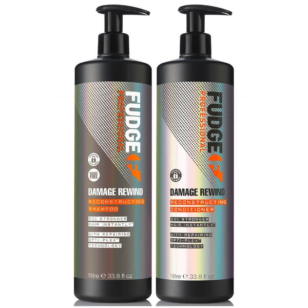 Fudge Damage Rewind Shampoo and Conditioner LOOKFANTASTIC