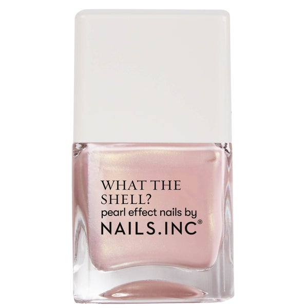 nails inc. What the Shell Shells Aloud Top Coat 14ml LOOKFANTASTIC