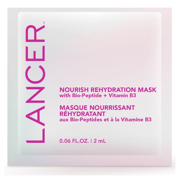 Lancer Nourish Rehydration Mask Foil Sample 2ml lookfantastic 台灣站