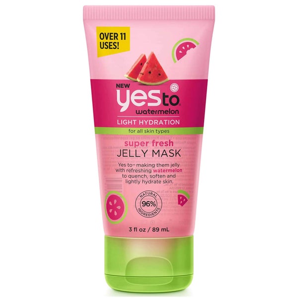 yes to Watermelon Super Fresh Jelly Mask 3oz LOOKFANTASTIC
