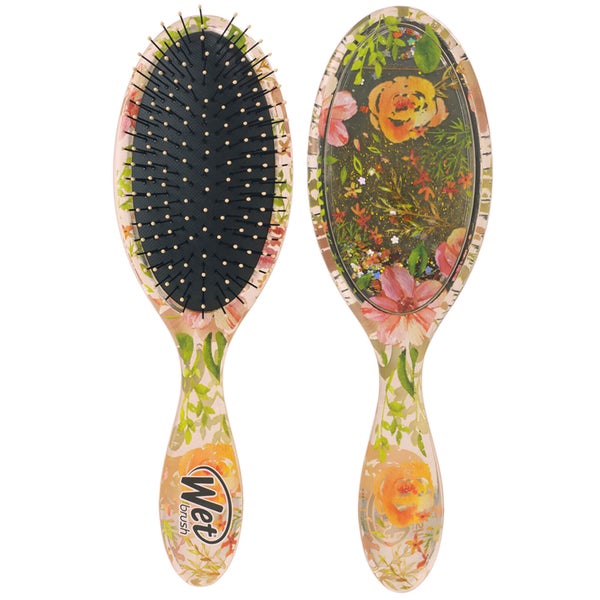 WetBrush Liquid Glitter Detangler Brush Flickering Florals
