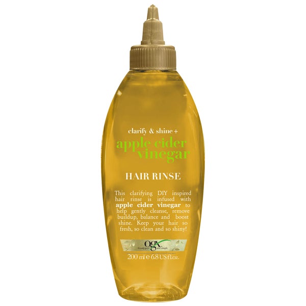 OGX Clarify & Shine+ Apple Cider Vinegar Hair Rinse 200ml LOOKFANTASTIC