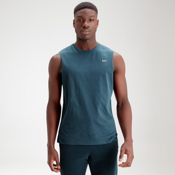 Men's Essentials Drop Armhole Tank Blue MYPROTEIN™