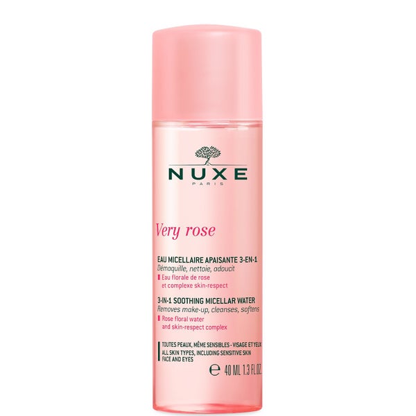 NUXE Very Rose Cleansing Water for Sensitive Skin 40ml LOOKFANTASTIC