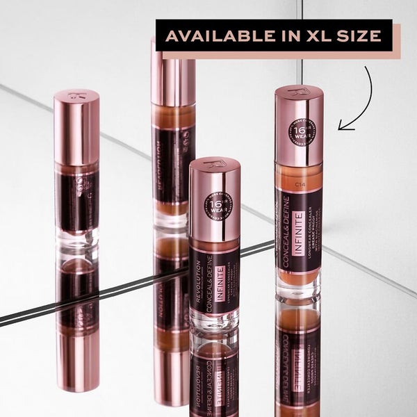 Makeup Revolution Conceal & Define Infinite Longwear Concealer 5ml (Various Shades) Revolution