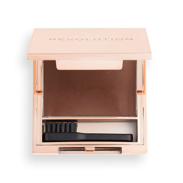 Makeup Revolution Glossy Brow Kit Dark Revolution Beauty