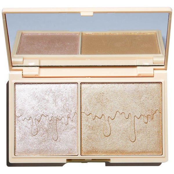 Mini Chocolate Highlighter Palette Rose Gold Glow Revolution