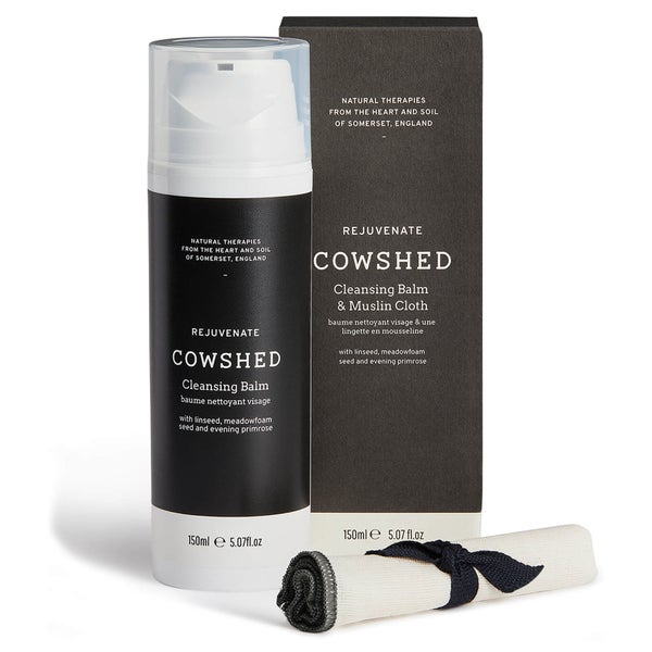 Cowshed Cleansing Balm with Cloth 150g LOOKFANTASTIC