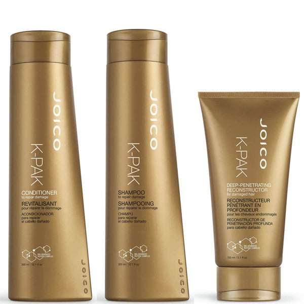Joico KPak Shampoo, Conditioner and Hydrator Set lookfantastic Singapore