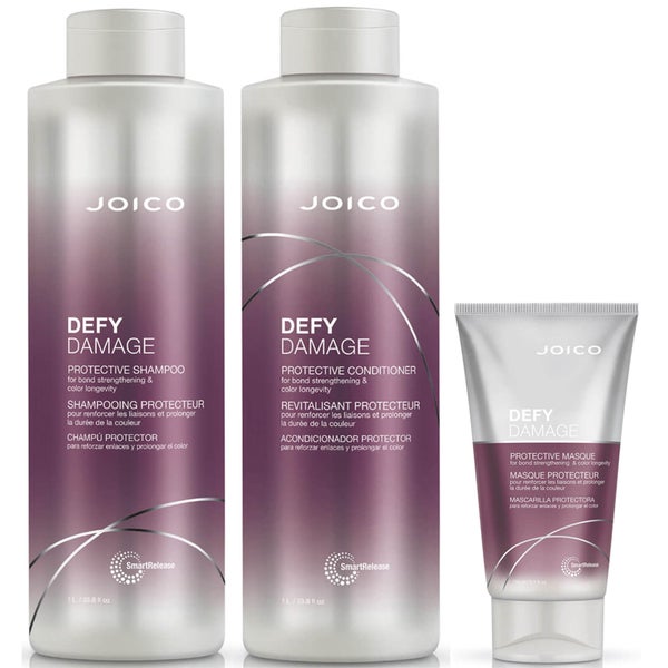 Joico Defy Damage Shampoo, Conditioner and Masque Set Lookfantastic UAE