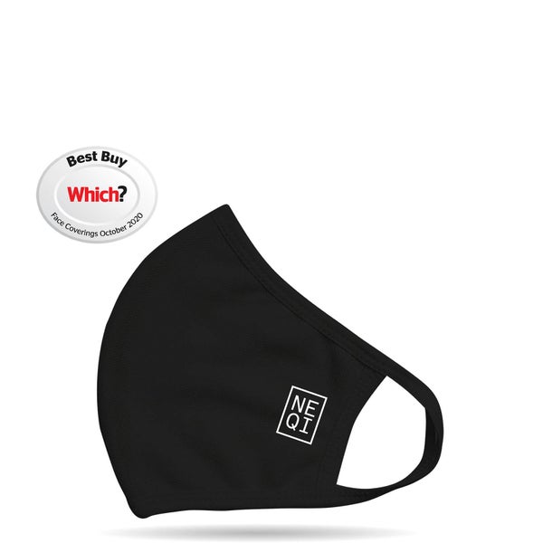 NEQI ReUseable Face Mask Black L (Pack of 3) lookfantastic Singapore