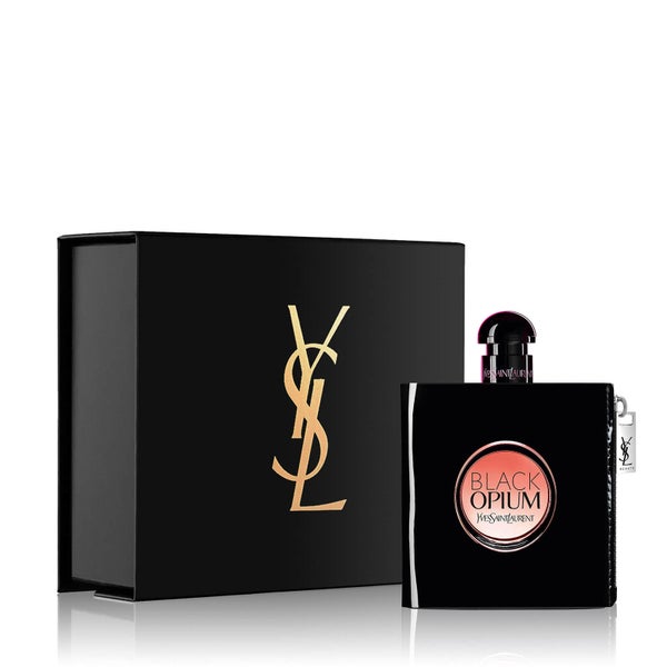 YSL Black Opium Eau de Parfum 90ml Vinyl Jacket Gift Set LOOKFANTASTIC