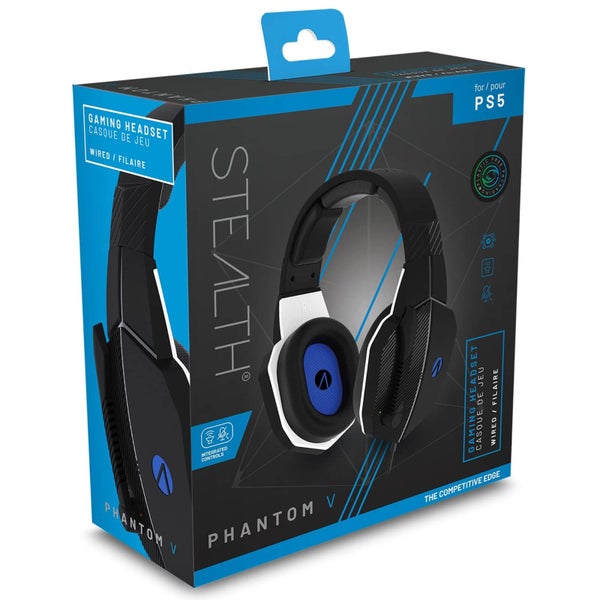 PS5 Stereo Gaming Headset Phantom V Electronics Zavvi UK