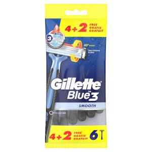 Gillette Blue3 Einwegrasierer (6 Stück)