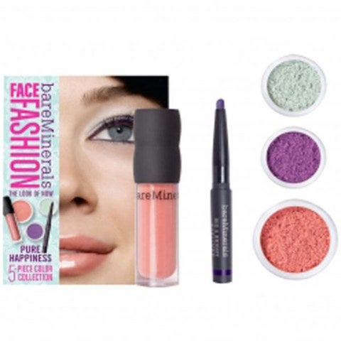 BARE ESCENTUALS FACE FASHION PURE HAPPINESS COLLECTION ( 5 PRODUCTS )