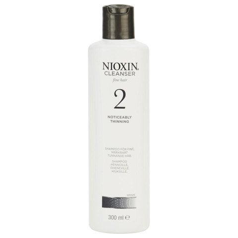 NIOXIN System 2 Cleanser Shampoo for Noticeably Thinning Natural Hair (300 ml)