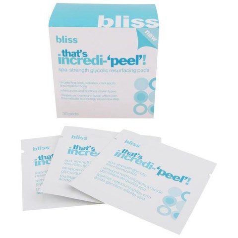 bliss That’S Incredi-‘Peel’! Resurfacing Pads (30 Pads)