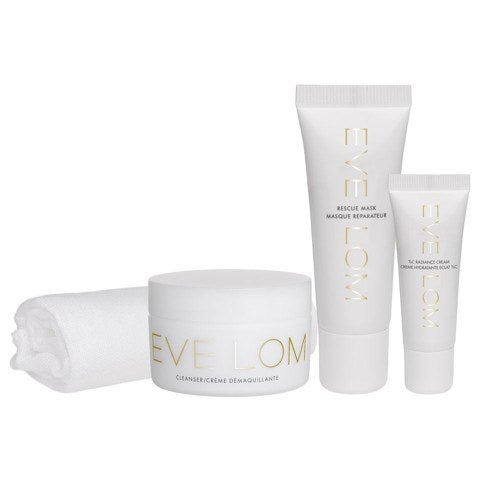 Eve Lom Set - 100ml Cleanser, 50ml Rescue Mask and 15ml Radiance TLC