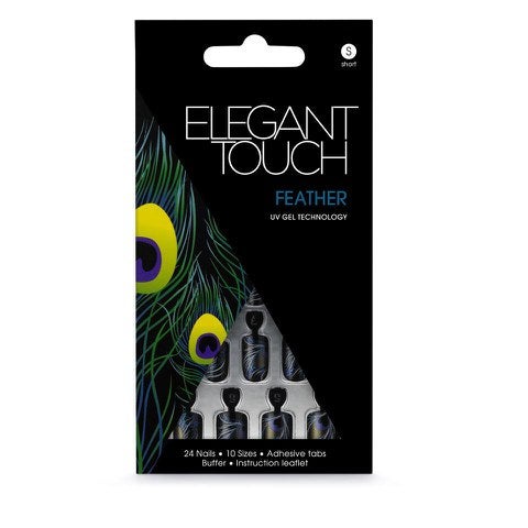 Elegant Touch Design Nails - Feather