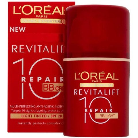 L'Oréal Paris Dermo-Expertise Revitalift Repair 10 BB Cream SPF 20 - Light (50ml)