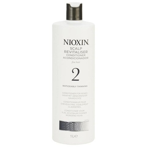 NIOXIN System 2 Scalp Revitaliser Conditioner for Noticeably Thinning Natural Hair (1000 ml)