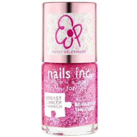 nails inc. Poppy Delevingne Pinkie Pink Polish (10ml) (Breast Cancer Campaign)