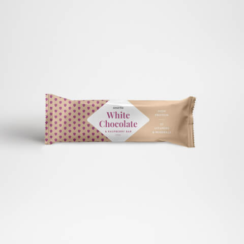 Weiße Schokolade & Himbeer Riegel