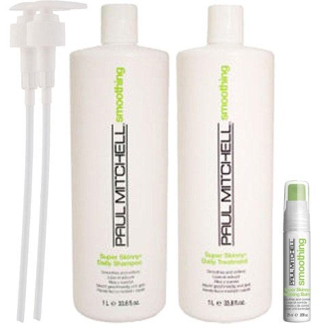 Paul Mitchell Smoothing Trio (Shampoo and Conditioner 1L, Relaxing Balm 25ml)