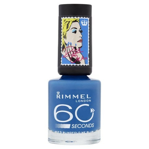 Rita Ora for Rimmel London 60 Seconds Nail Polish - Blindfold Me Blue
