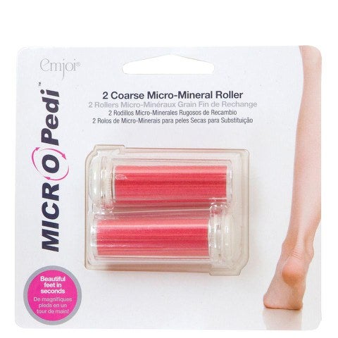MICRO Pedi Coarse Micro-Minerals Pink Replacement Rollers