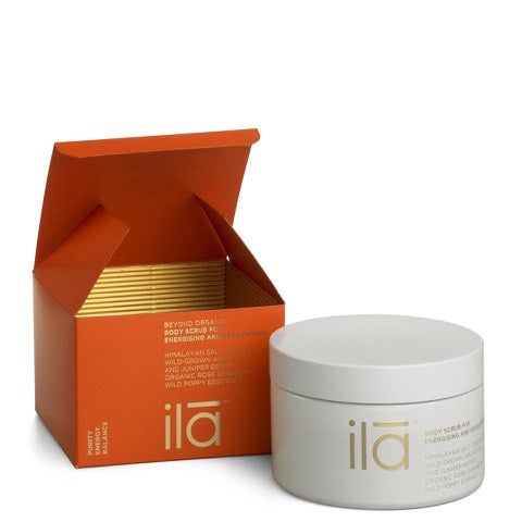 ila-spa Body Scrub for Energizing and Detoxifying 8.8 oz