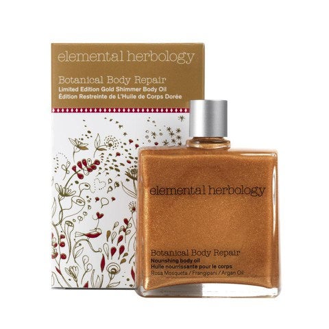 Elemental Herbology Botanical Body Repair Limited Edition Gold Shimmer Oil (100ml)