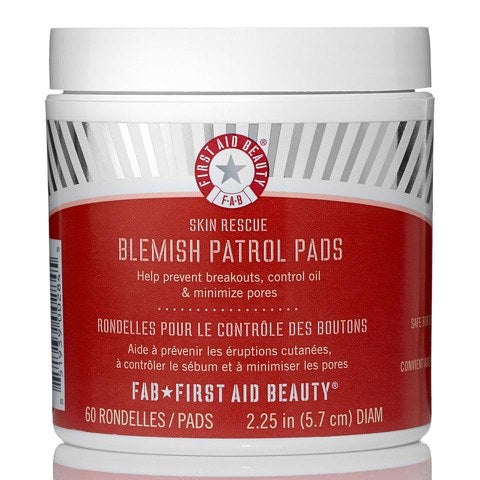 First Aid Beauty Skin Rescue Blemish Patrol Pads (60 Pads) (Worth $37)