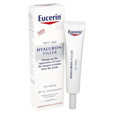 Eucerin® Anti-Age Hyaluron-Filler Eye Cream SPF 15 + UVA Protection (15ml)