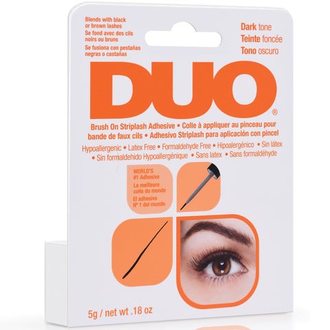 Adhesivo con pincel para pestañas postizas de Duo 5 g - Oscuro