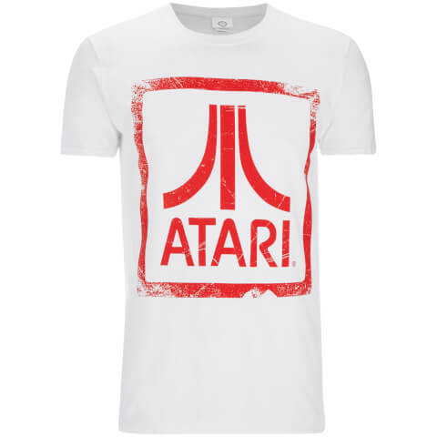 Atari Men's Square Logo T-Shirt - White